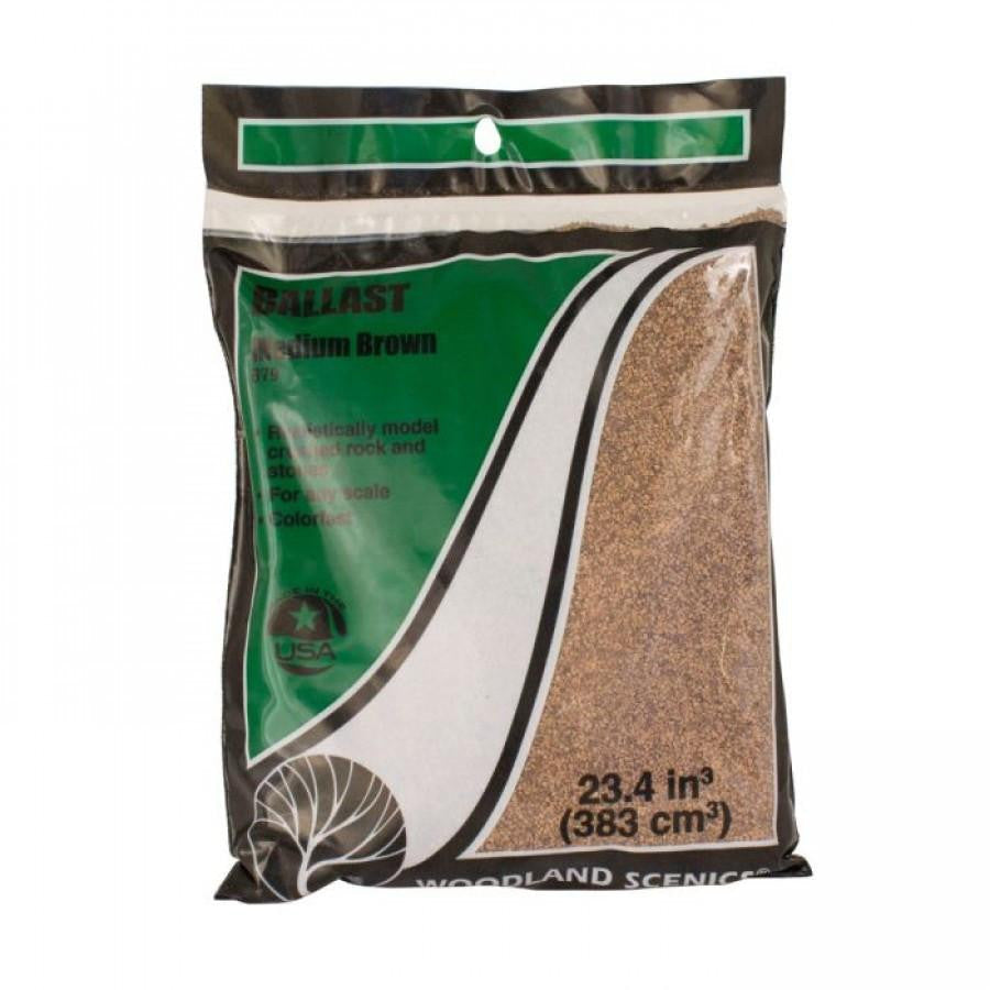 Woodland Scenics Ballast Bag Medium Brown 79